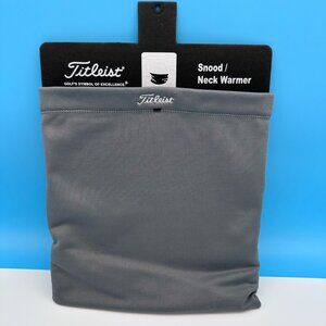 Titleist Unisex Performance Snood Fleece Lined Golf Neck Warmer, OSFA, Grey/Navy